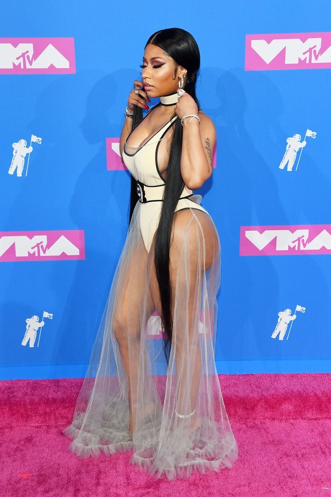 Nicki Minaj wearing Off-White Nicki Minaj wearing Off-White
